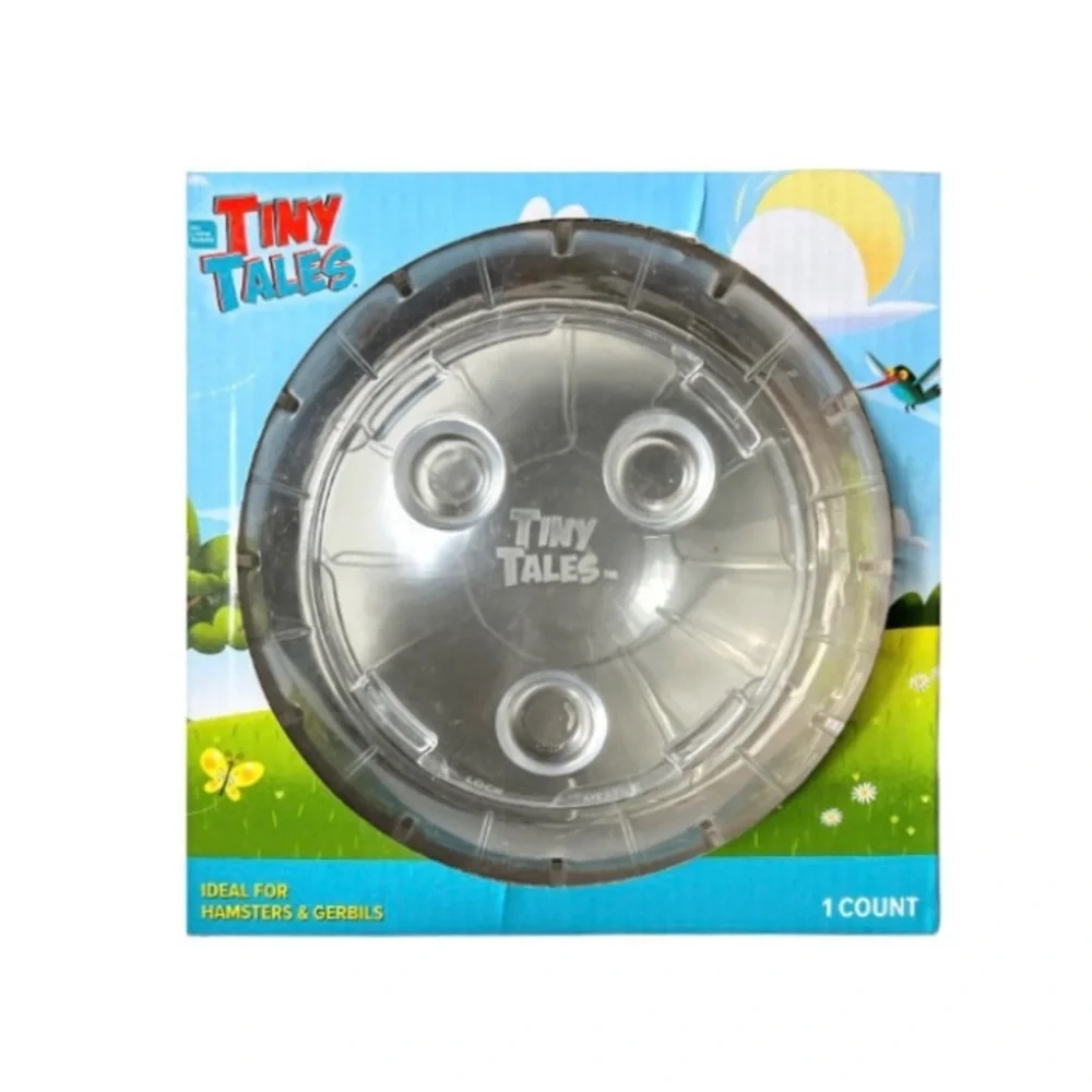 NWT All Living Things Tiny Tales 7” Clear Exercise Ball Adventure Play Toy